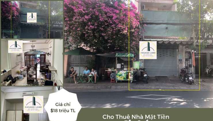 Cho thuê Nhà Mặt Tiền Tân Quý 72m2, 2Lầu, 18 triệu